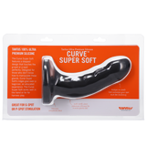 Curve Super Soft Silicone Dildo - Soft Feel
