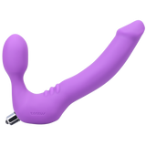 Strapless Classic Silicone Vibrating Dildo - Lavender (Medium Feel)