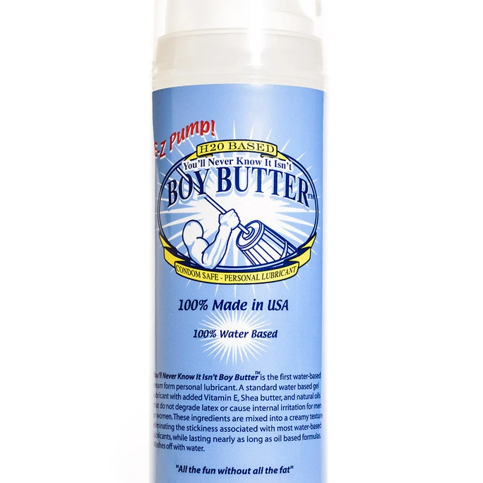 Boy Butter H2O Formula - Water-Based Cream Formula Lube
