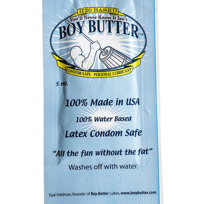 Boy Butter H2O Formula - Water-Based Cream Formula Lube
