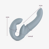 Share Vibe Pro Silicone Strapless Strap-On Vibe