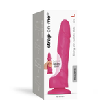 Sliding Skin Realistic Dildo - Fuchsia - S/M/L