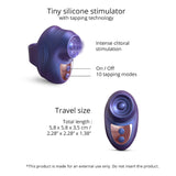 Kisscool Fingertip Tapping Clitoral Stimulator - Iridescent Collection