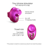 Kisscool Fingertip Tapping Clitoral Stimulator - Iridescent Collection