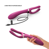Infinite Joy - Silicone Versatile Vibe - Plum