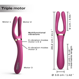 Infinite Joy - Silicone Versatile Vibe - Plum