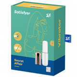 Secret Affair Discreet Bullet Vibe - White/Bronze