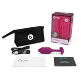 Vibrating Snug Plug 2 Weighted Silicone Butt Plug - 112g