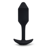 Vibrating Snug Plug 2 Weighted Silicone Butt Plug - 112g