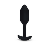 Vibrating Snug Plug 2 Weighted Silicone Butt Plug - 112g