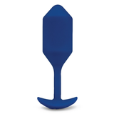 Vibrating Snug Plug 4 Weighted Silicone Butt Plug - 247g