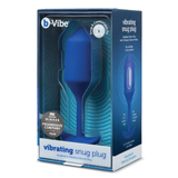 Vibrating Snug Plug 4 Weighted Silicone Butt Plug - 247g