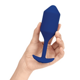 Vibrating Snug Plug 4 Weighted Silicone Butt Plug - 247g