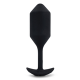Vibrating Snug Plug 4 Weighted Silicone Butt Plug - 247g