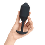 Vibrating Snug Plug 4 Weighted Silicone Butt Plug - 247g