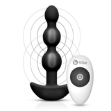 Triplet Vibrating Silicone Anal Beads with Remote