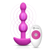 Triplet Vibrating Silicone Anal Beads with Remote