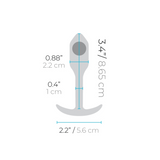 Snug Plug 1 Weighted Silicone Butt Plug - 55g