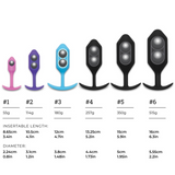 Snug Plug 1 Weighted Silicone Butt Plug - 55g