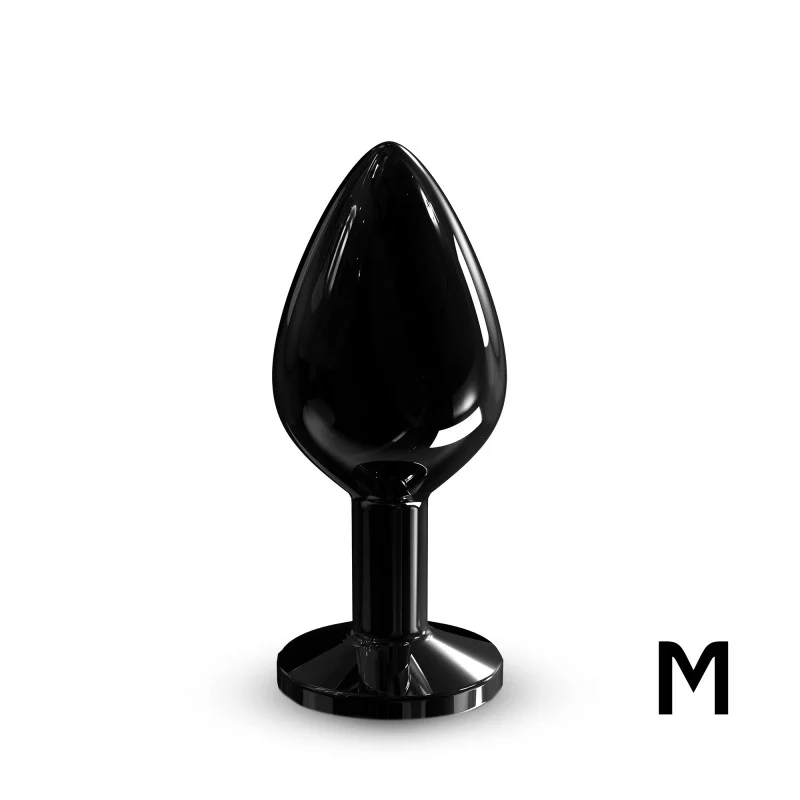 Diamond Plug - Aluminum Butt Plug - Black
