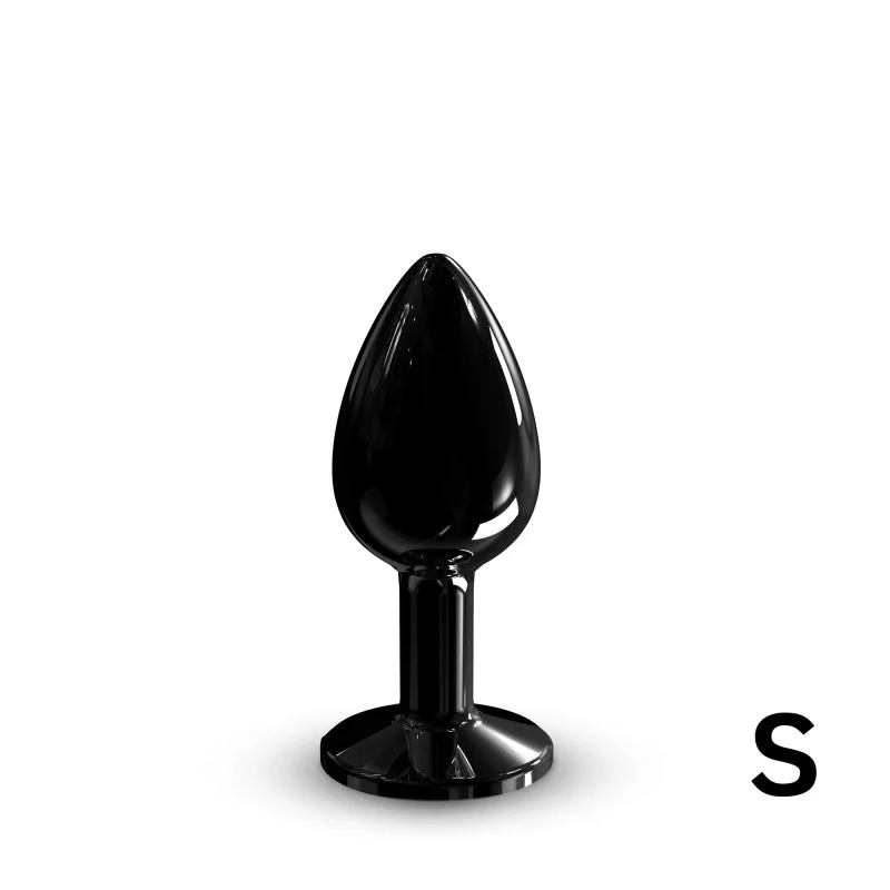 Diamond Plug - Aluminum Butt Plug - Black