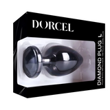 Diamond Plug - Aluminum Butt Plug - Black