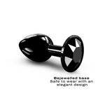 Diamond Plug - Aluminum Butt Plug - Black