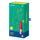 Power Flower Fluttering Stimulator Vibe - Red