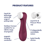 Pro 2 Generation 3 Connect App Air Pulse+Vibe Stimulator