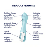 Air Pump Vibrator 5+Connect App - Blue