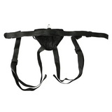 Vibrating Velvet Strap-On Harness