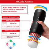 Vacuum Gyro Roller - Electronic Rotation and Suction Stroker