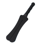 Trip 2 Tawse Silicone Spanking Paddle - Onyx (Medium Feel)