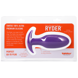 Ryder Silicone Butt Plug - Lilac (Firm Feel)