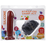 Vamp Strap-On Dildo Harness Kit - Crimson (Medium Feel)