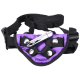 Velvet Vibrating Strapon Harness