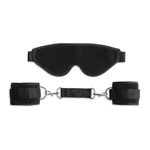 BOND CUFF KIT BLACK MICROVELVET