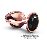 Diamond Plug - Aluminum Butt Plug - Rose Gold