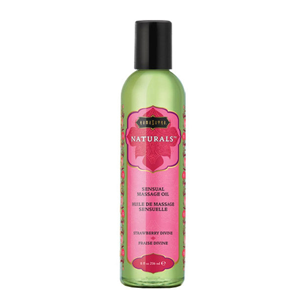 Naturals Massage Oil - Coconut Pineapple, Island Passion Berry, Strawberry Dreams, Tropical Mango, Vanilla Sandalwood