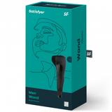Men Wand Fluttering Penis Stimulator Vibe - Black