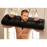 Bastion Bondage Stocks - Black - Plain Box