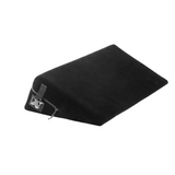 Black Label Wedge w/Cuffs -Black Microfiber