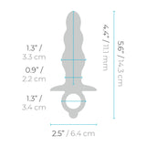 Bounce Beaded Silicone Butt Plug