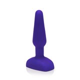 Trio Triple-Vibrating Silicone Butt Plug with Remote
