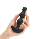 Triplet Vibrating Silicone Anal Beads with Remote