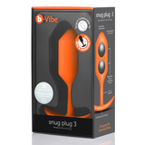 Snug Plug 3 Weighted Silicone Butt Plug - 180g