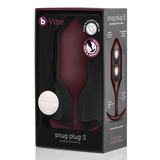 Snug Plug 5 Weighted Silicone Butt Plug - 350g