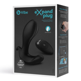 Expand Vibrating Expanding Prostate Plug - Black