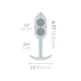 Snug Plug 2 Weighted Silicone Butt Plug - 114g