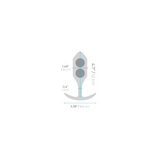 Snug Plug 3 Weighted Silicone Butt Plug - 180g